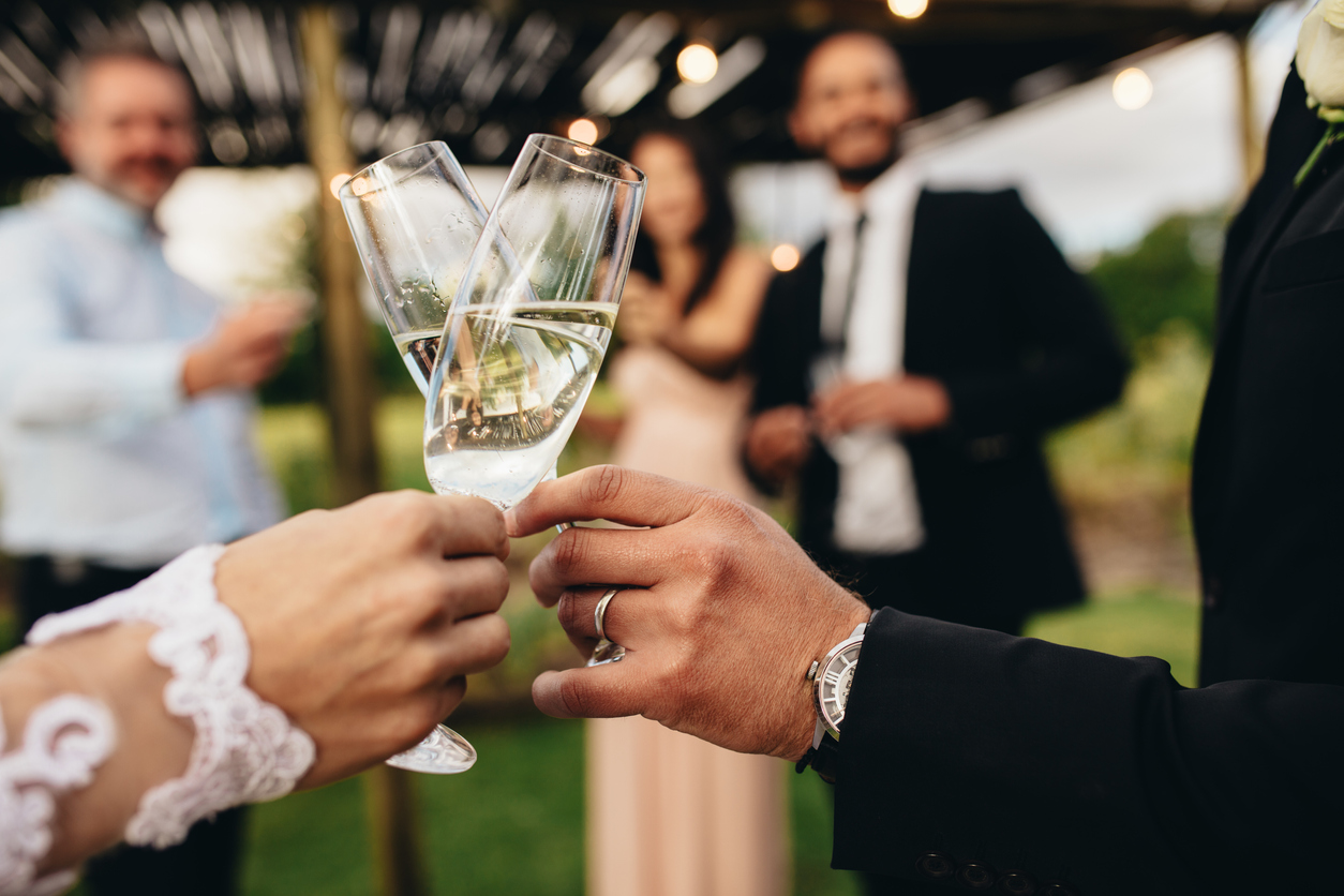 MG wedding toast